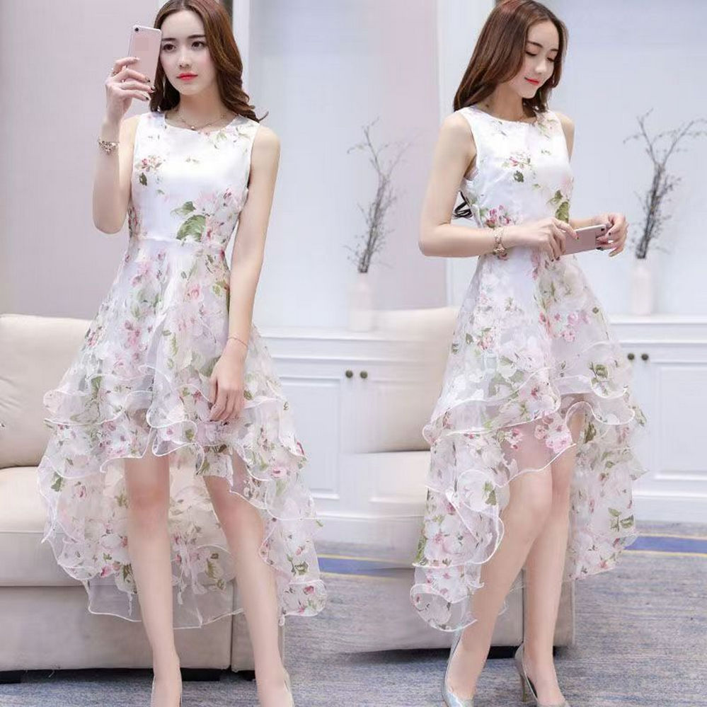 Robe longue bohème pour femme, imprimé floral, robe de bal, robe de plage, robe irrégulière, vestidos