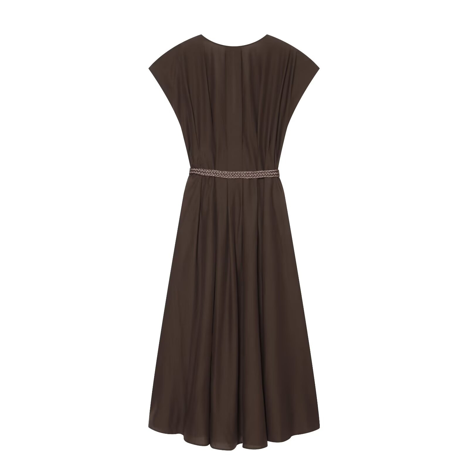 Combinaison en coton pour femme, style européen et américain, nouvelle collection été 2026, élégante, pour le quotidien et les vacances, avec ceinture