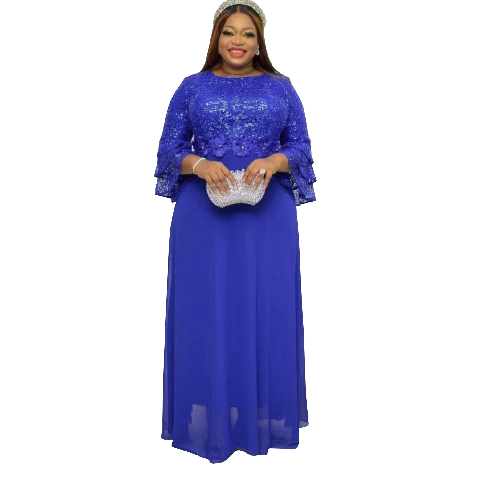 Robes de soirée africaines pour femmes Dashiki Ankara dentelle robes de mariée élégante turquie musulmane robe Maxi grande taille jupe africaine