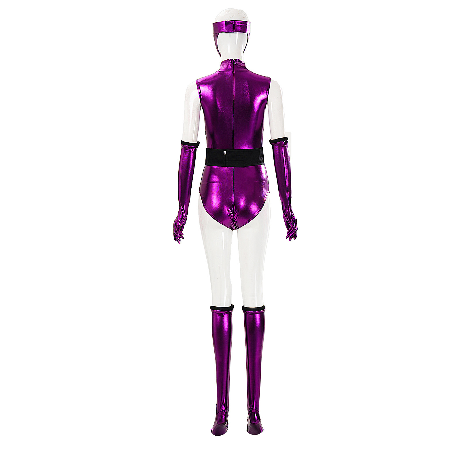 Costume de cosplay Game Mortal Mileena Komba, combinaison violette, haut, short, masque, ensemble complet pour femmes, Halloween, carnaval, fête