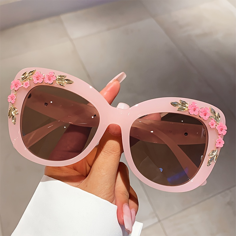 Lunettes œil de chat Vintage pour femmes, nouveau style, à la mode, avec décor floral, Chic, luxe, tendance, unisexe, haute qualité, tendance, 2026