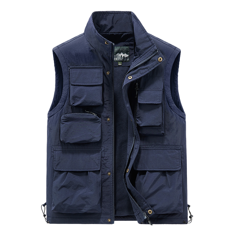 Gilet Cargo pour hommes, multi-poches, à la mode, manteau respirant, tous les beaux vêtements à la mode pour hommes, manteau de haute qualité