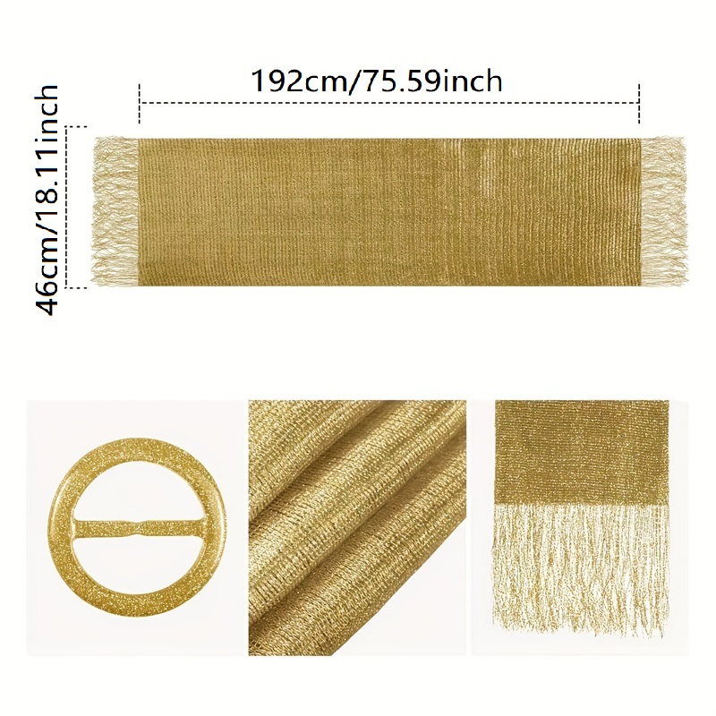 Écharpe en dentelle dorée et argentée brillante avec pompons, châle de protection solaire, hijab tendance, foulards brillants pour femmes, pour soirée, robe de soirée, ou usage quotidien