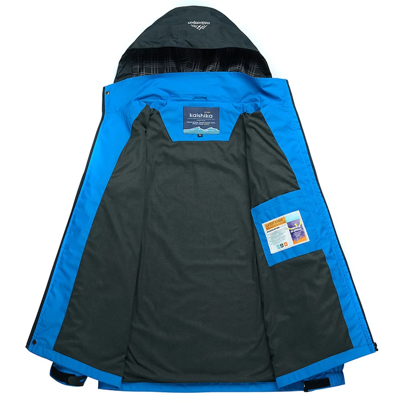 Ensemble de Veste et Pantalon d'Extérieur pour Homme, Thermique, Imperméable, Coupe-Vent, à Capuche, Randonnée, Voyage Militaire, Vêtements de Camping en Montagne