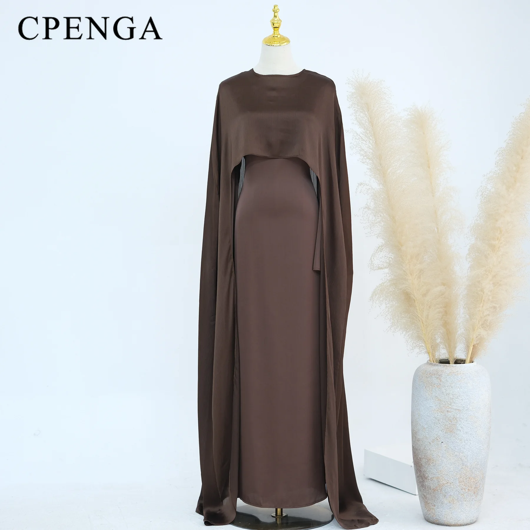 Ramadan 2 pièces femmes musulmanes ensemble dubaï modeste Abaya Islam Abayas Femme élégant arabe vêtements mode turquie solide tenue 2025