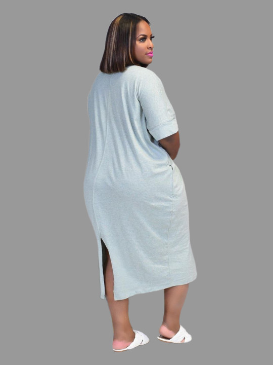 Robe T-shirt de soirée à manches courtes pour femmes, vêtements d'été décontractés, robe longue, grande taille, 4XL, 3XL, nouveau, 2021