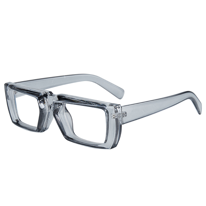 Lunettes tendance à monture carrée épaisse pour hommes, montures de lunettes rectangulaires épaisses sur mesure pour femmes, lentes opticos para mujer
