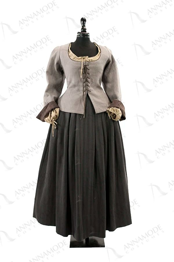 Outlander-Costume de Cosplay Claire Fraser, Robe de Bal Victorienne, Renaissance Médiévale