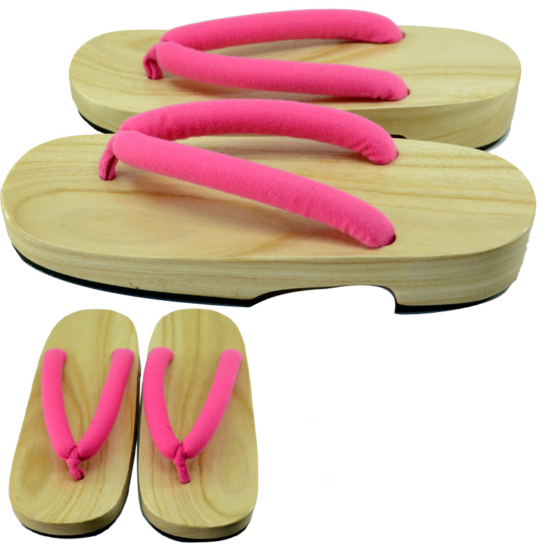 Accessoires de cosplay pour l'anime japonais Kimetsu No Yaiba, sabots de cosplay Kamado Nezuko, kimono, tongs, chaussons Geta