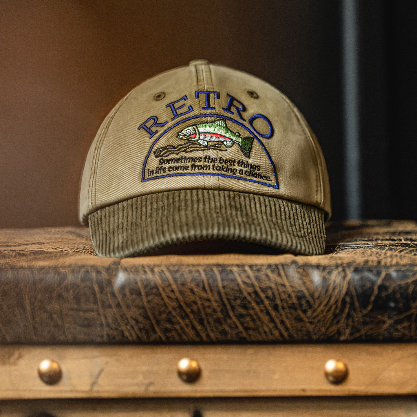 Maden – casquette de Baseball Vintage en velours côtelé, kaki, bord incurvé, chapeau unisexe brodé au quotidien, visière polyvalente pour le Style OOTD