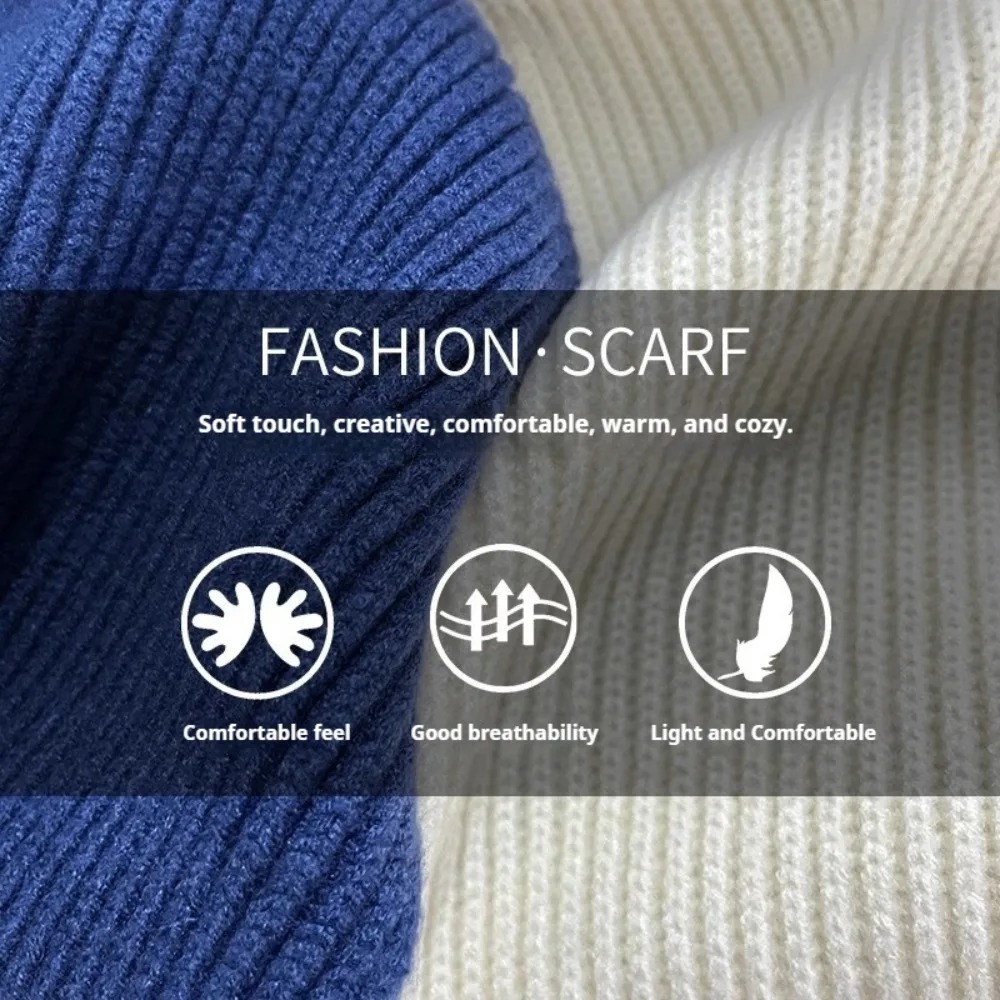 Ensemble tricoté hiver femme : écharpe, bonnet et gants coupe-vent couleur unie – Ensemble trois pièces tendance pour femme
