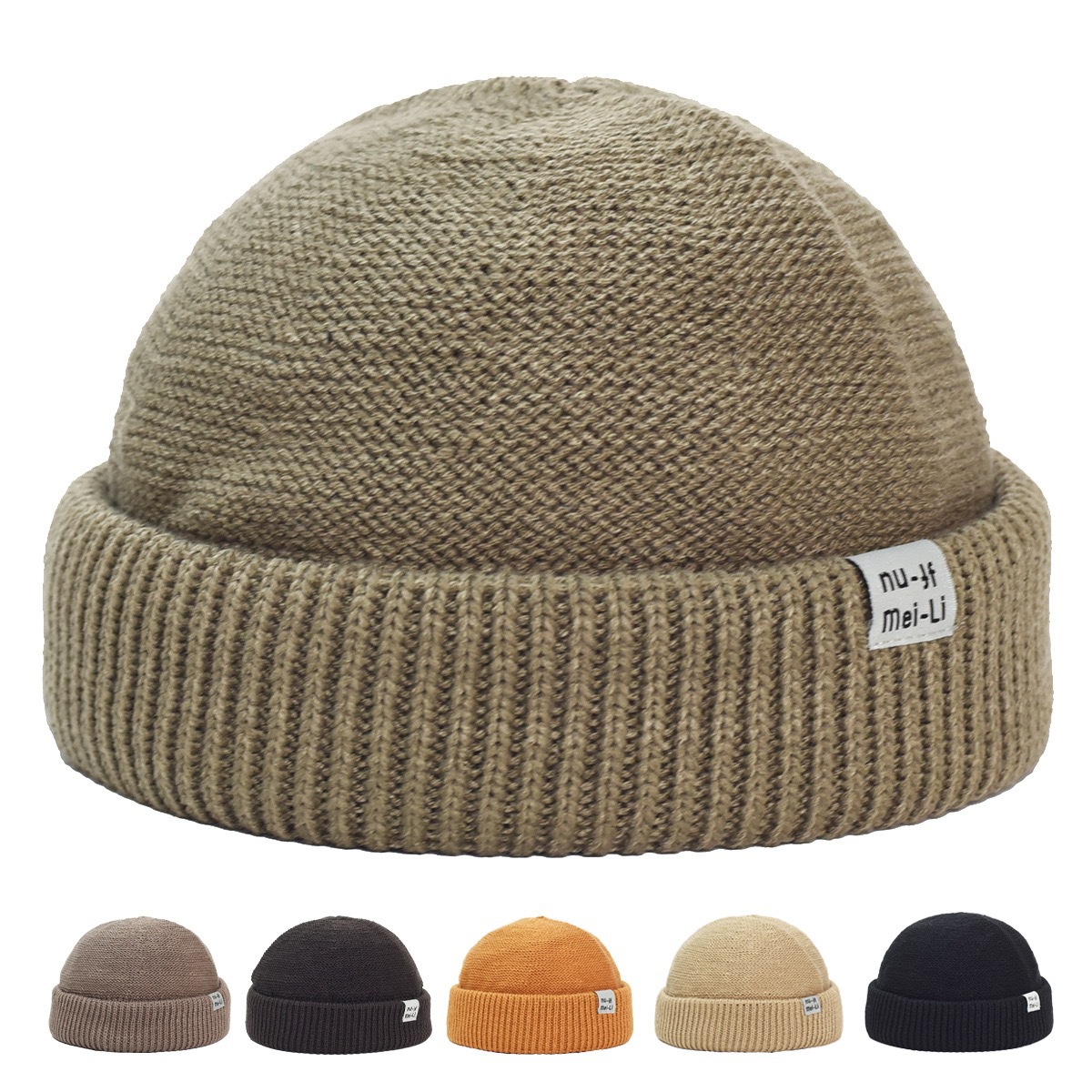 Hip Hop Beanie tricoté chapeau hommes mode Skullcap automne femmes hiver sans bords Baggy Melon casquette manchette Docker pêcheur bonnets chapeau