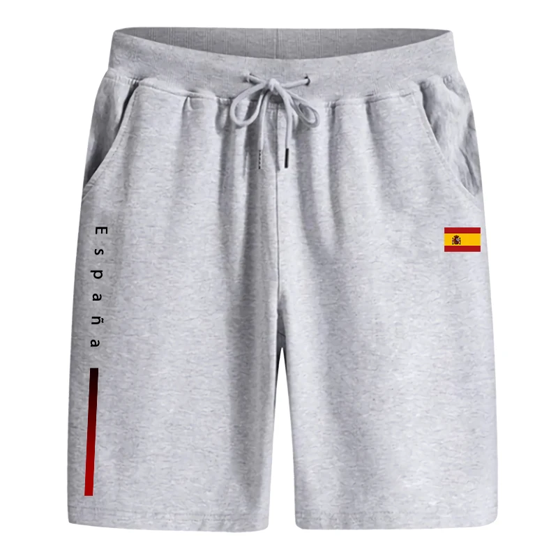 Shorts de sport pour hommes, style espagnol, pour l'été, décontractés, pour l'entraînement quotidien, pour la salle de sport, pour le fitness, pour l'extérieur, longueur genou