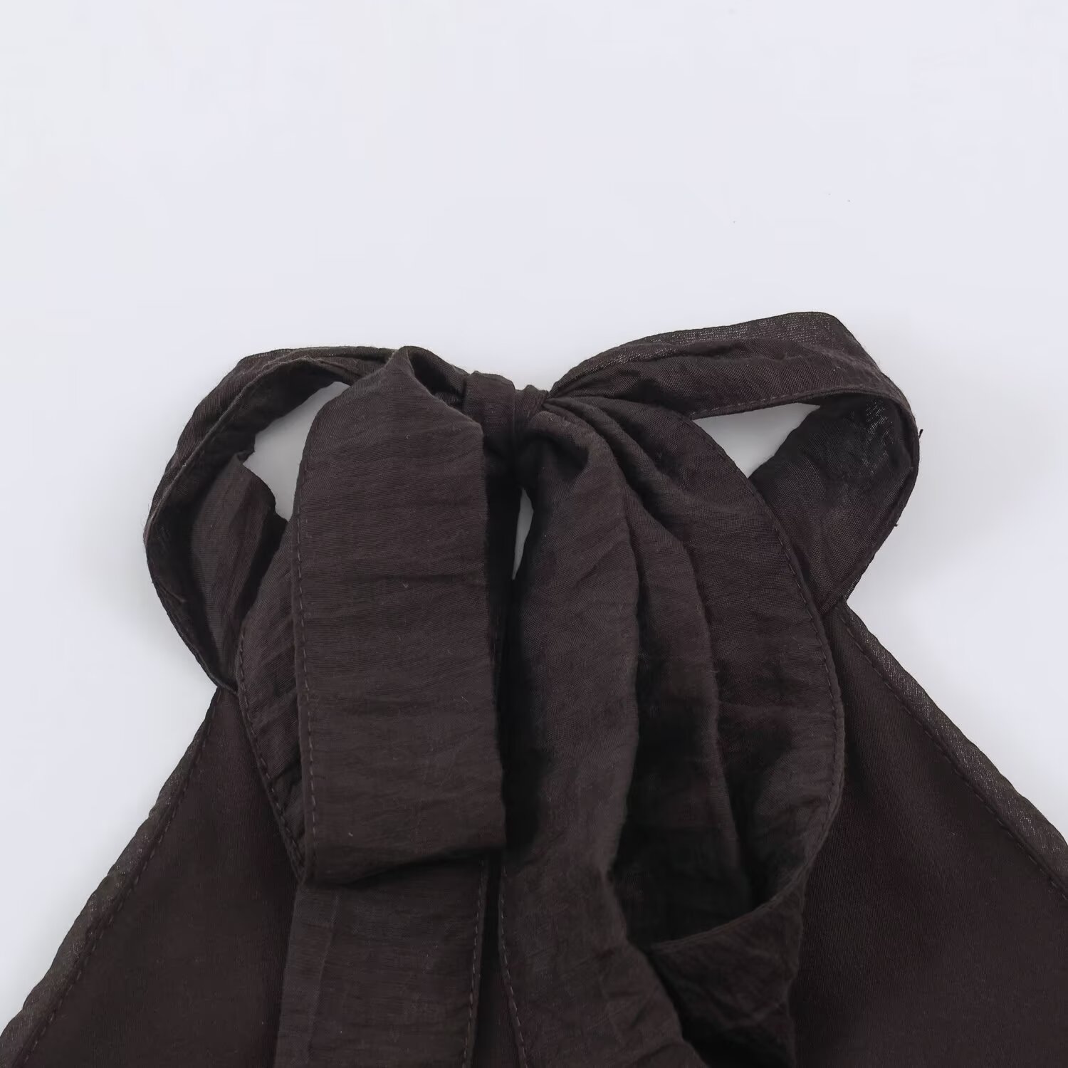 Robe sans manches à col suspendu pour femmes BSAY, avec plusieurs couches et bords à volants, robe de plage fluide, robe décontractée d'été pour les vacances