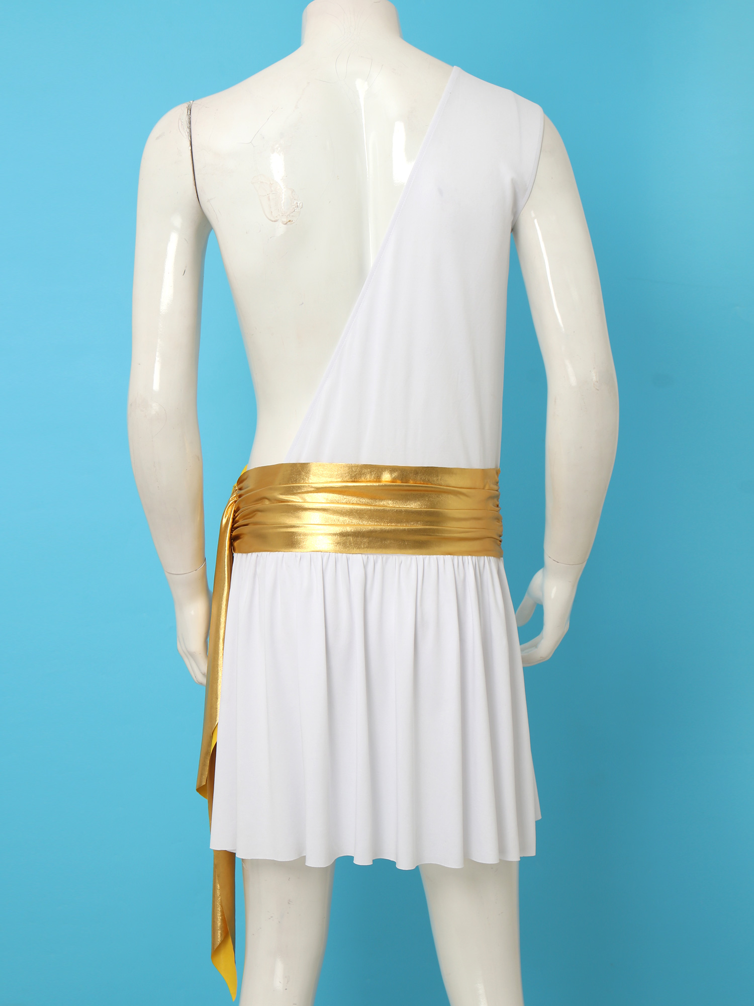 Costume de gladiateur à volants Mr Toga pour hommes, tenue de cosplay, robe de chevalier à volants initiée, déguisement de paupières Kokor, dieu grec des prHub
