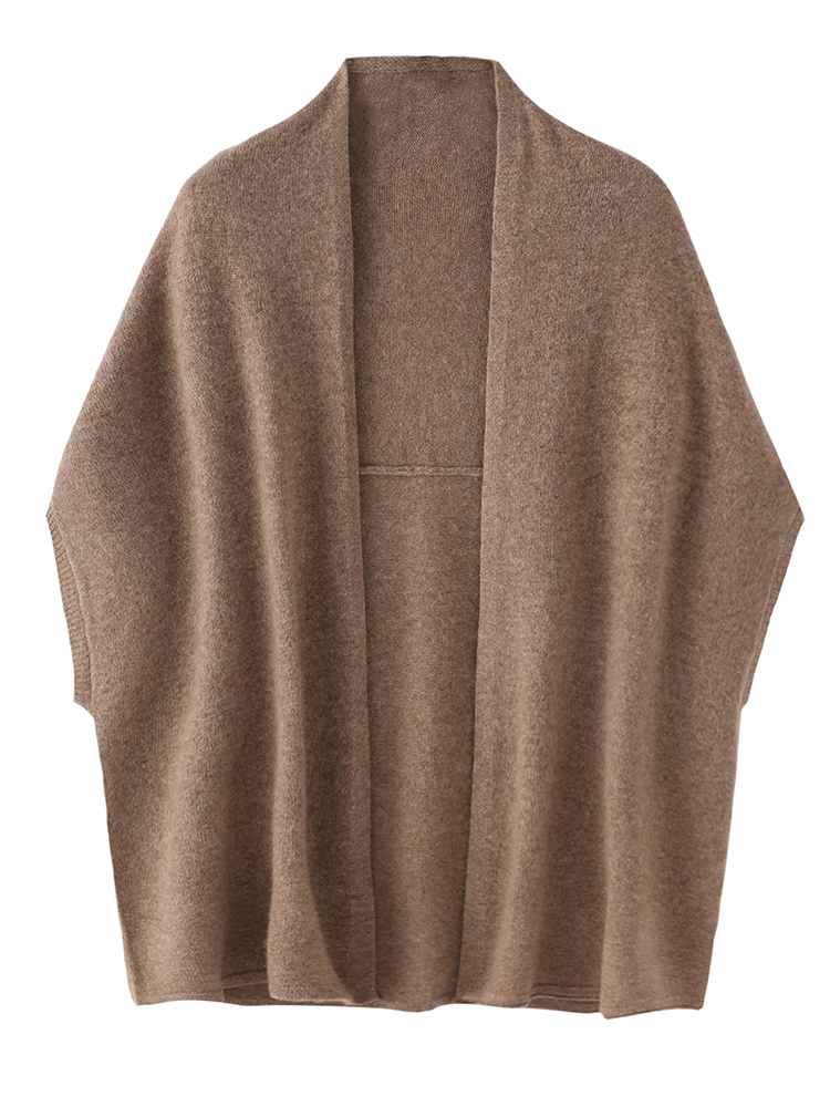 Châle en laine mérinos 100% pour femme, style élégant, cape en cachemire, tricot de haute qualité, cardigan pour le printemps et l'automne