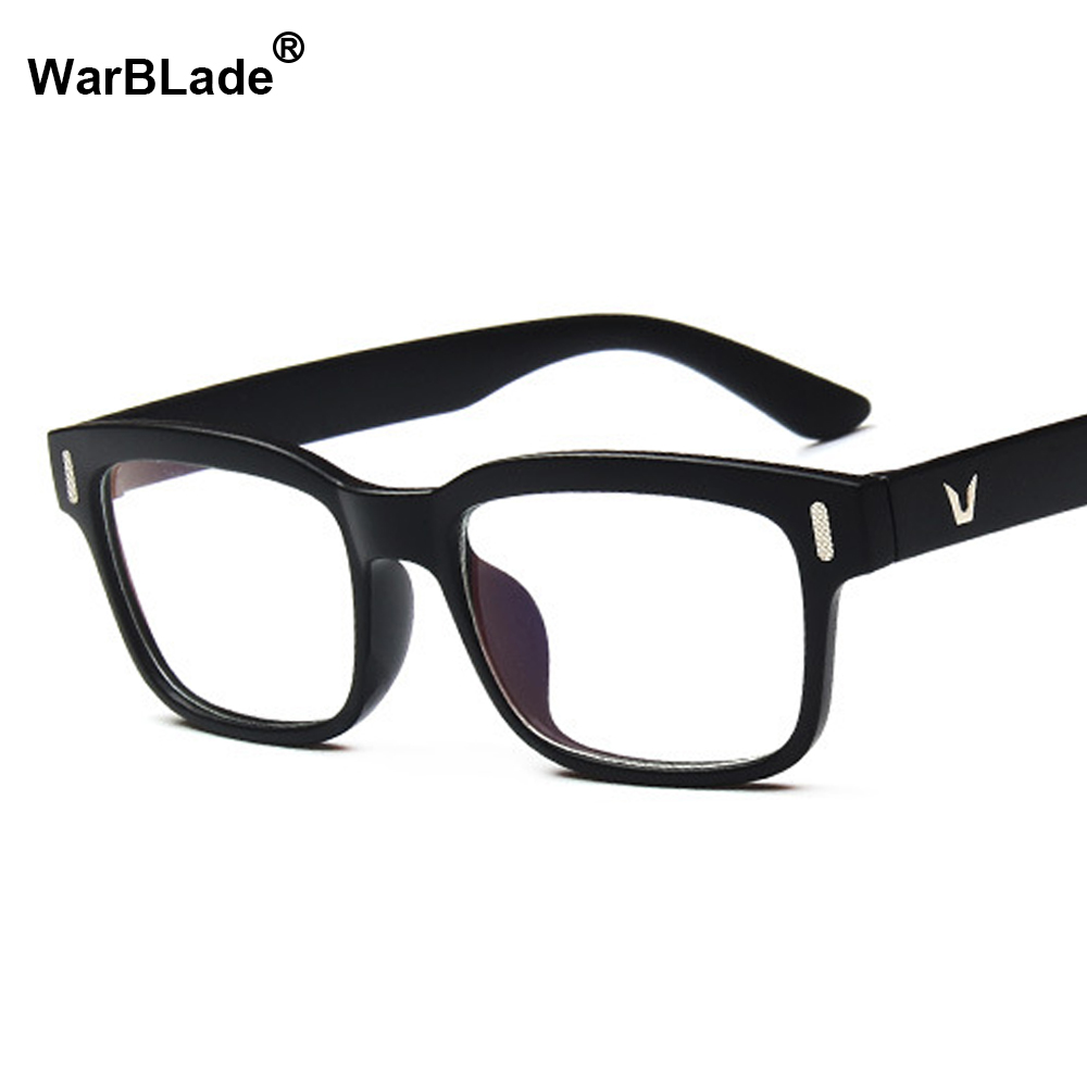 2018 marque Design Vintage lunettes femme mâle optique clair lentille lunettes femmes hommes montures de lunettes lunettes WarBLade
