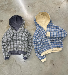Harajuku simple design coréen décontracté polyvalent couple cardigan à fermeture éclair Y2K début d'automne rétro double face plaid veste à capuche