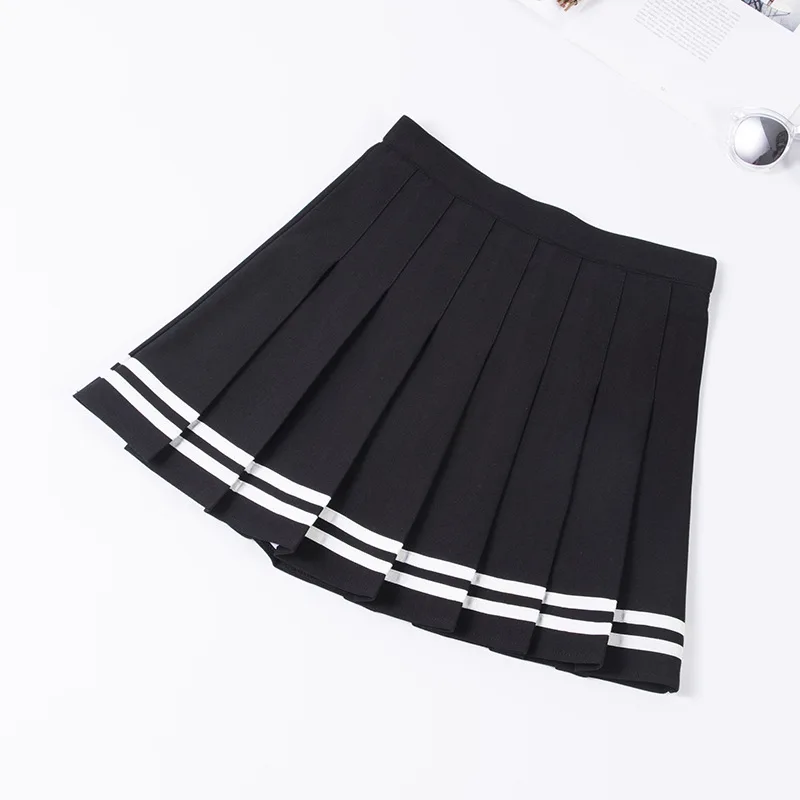 Mini jupe plissée Harajuku de style coréen pour femmes, tenue de sport, de tennis, de golf athlétique, de course, d'entraînement