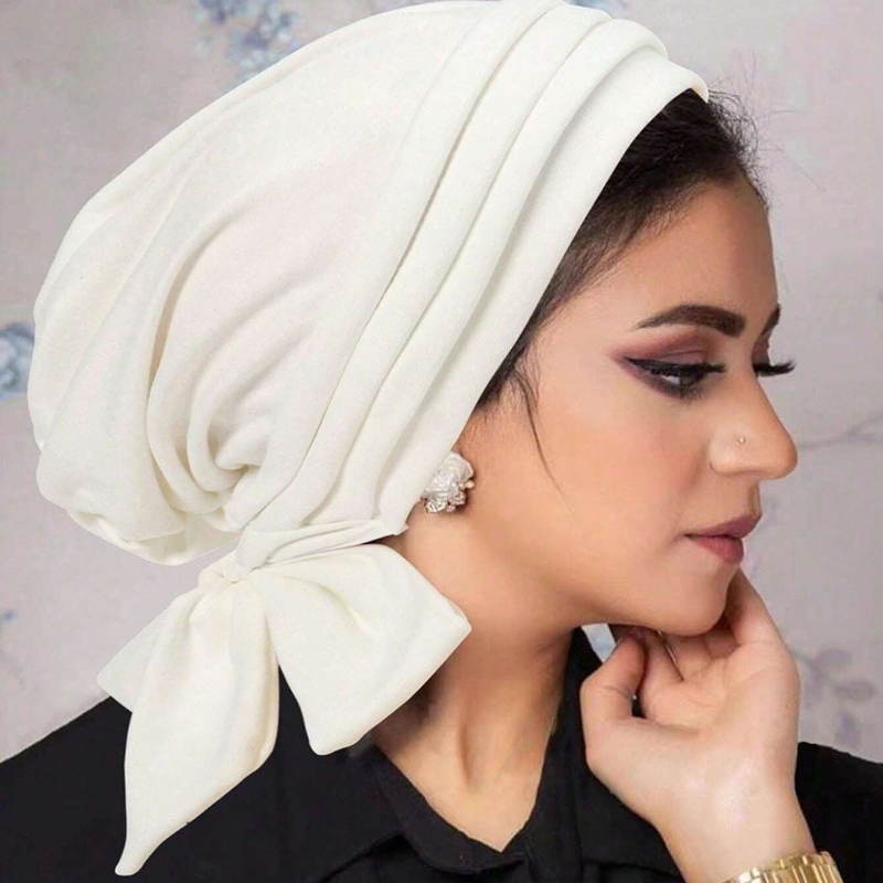 1pc femmes musulmanes Hiab Turban foulard enveloppement chapeau perte de cheveux couvre-tête bonnets Bonnet Turban Bandanas chimio casquette