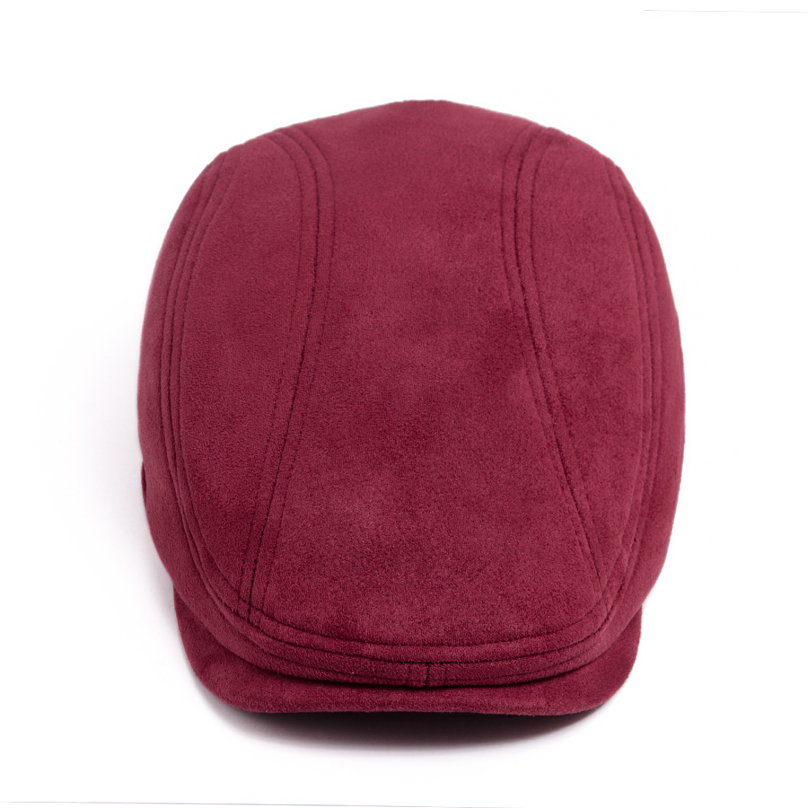 Béret femme daim couleur unie chapeaux à la mode pour les femmes été Panama Vintage casquette gavroche printemps automne décontracté femme béret