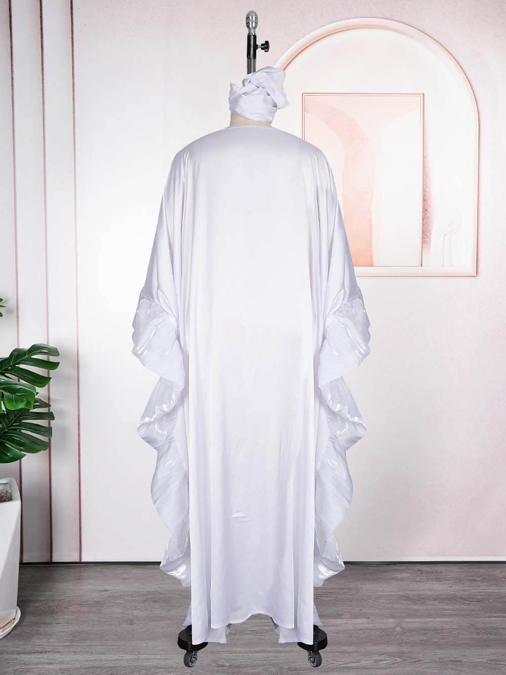 Robes de soirée élégantes pour femmes, robes maxi traditionnelles africaines amples à volants, abayas hijab de Dubaï, robes de mariée, kaftans