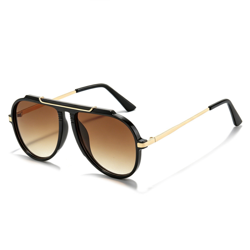 Lunettes de soleil aviateur de marque tendance pour hommes et femmes, protection UV400, idéales pour la conduite, les voyages, les vacances et le quotidien