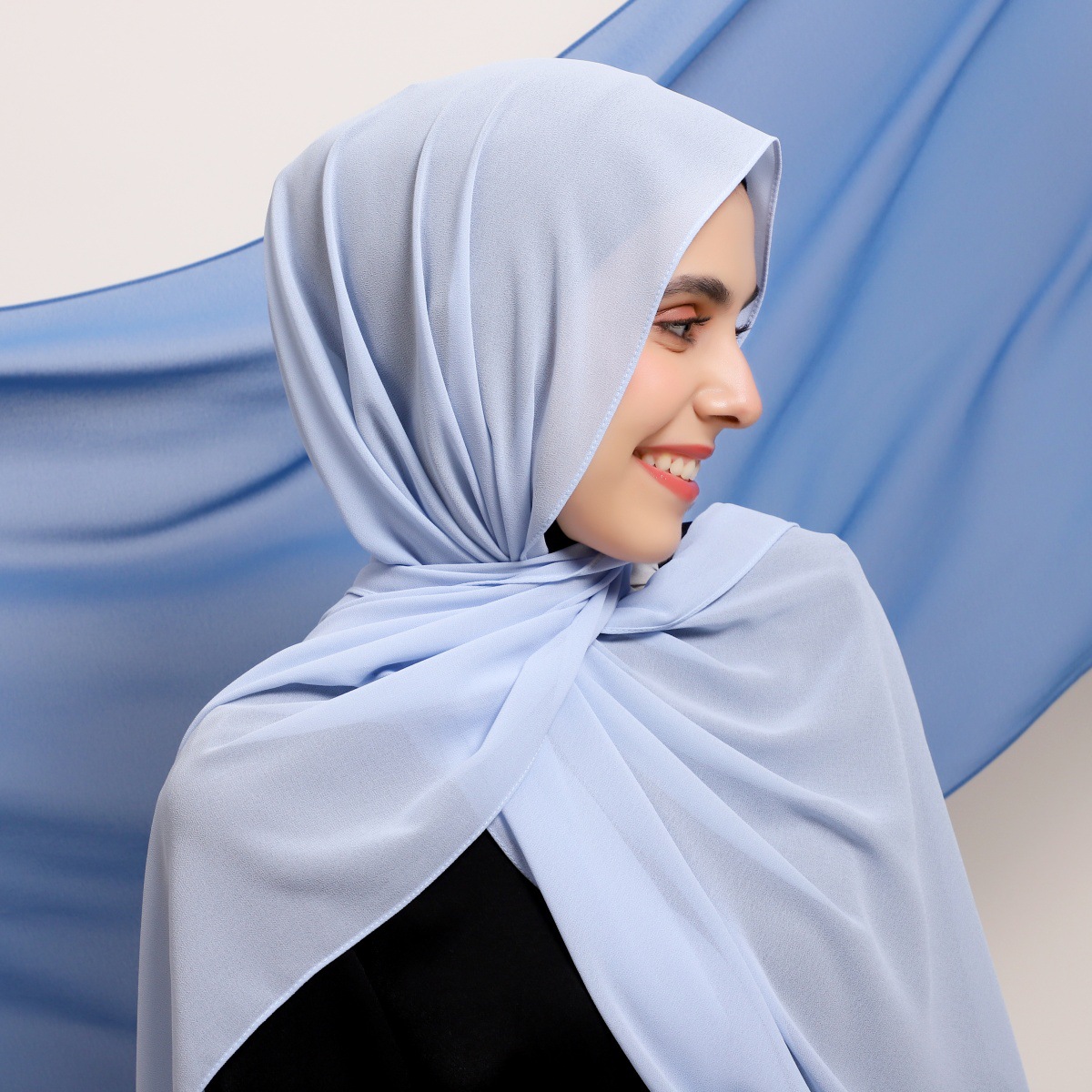 36 couleurs solide musulman en mousseline de soie Hijab châles écharpe femmes bandeau femmes Hijabs foulards dames Foulard Femme musulman 70*180 cm