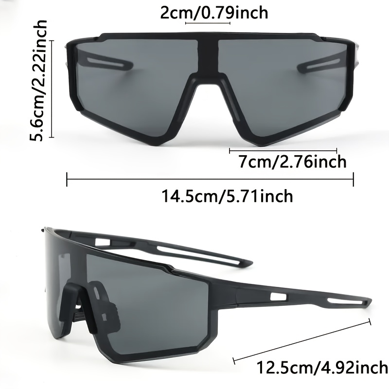 Lot de 2 lunettes tendance surdimensionnées pour hommes et femmes avec étui – Légères et durables – Lunettes décoratives décontractées pour un usage quotidien