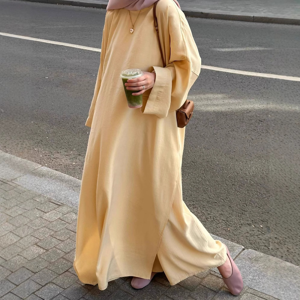Ensemble 2 pièces pour femmes pour l'Aïd, robe longue, chemise, pantalon large, chemisier musulman, jalabiya, Ramadan, Dubaï, ensembles musulmans, robe longue arabe