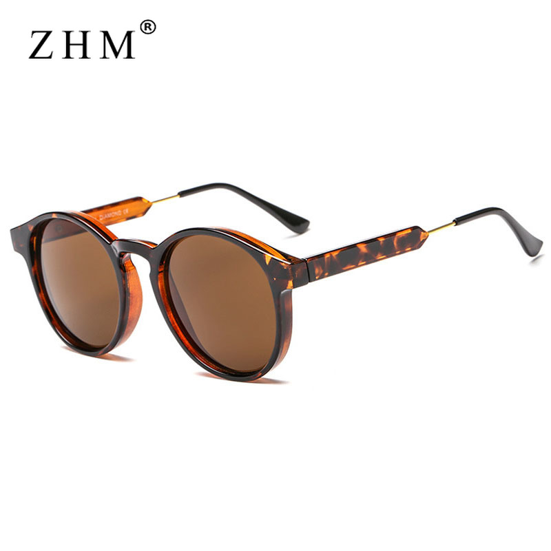 Lunettes De Soleil rondes rétro femmes hommes marque Design Transparent femme lunettes De Soleil hommes Oculos De Sol Feminino Lunette Soleil UV400