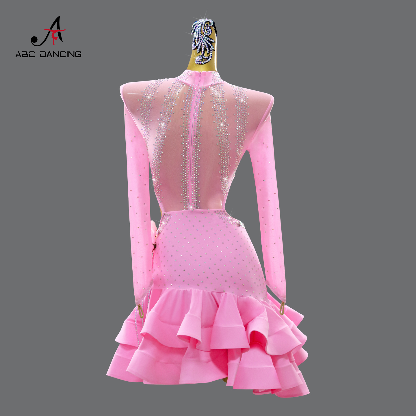 Robe de danse pour femmes, Costume de danse pour filles, Costume de carnaval court, Costume Latin pour salle de bal, spectacle de bal sur scène, vêtements de soirée