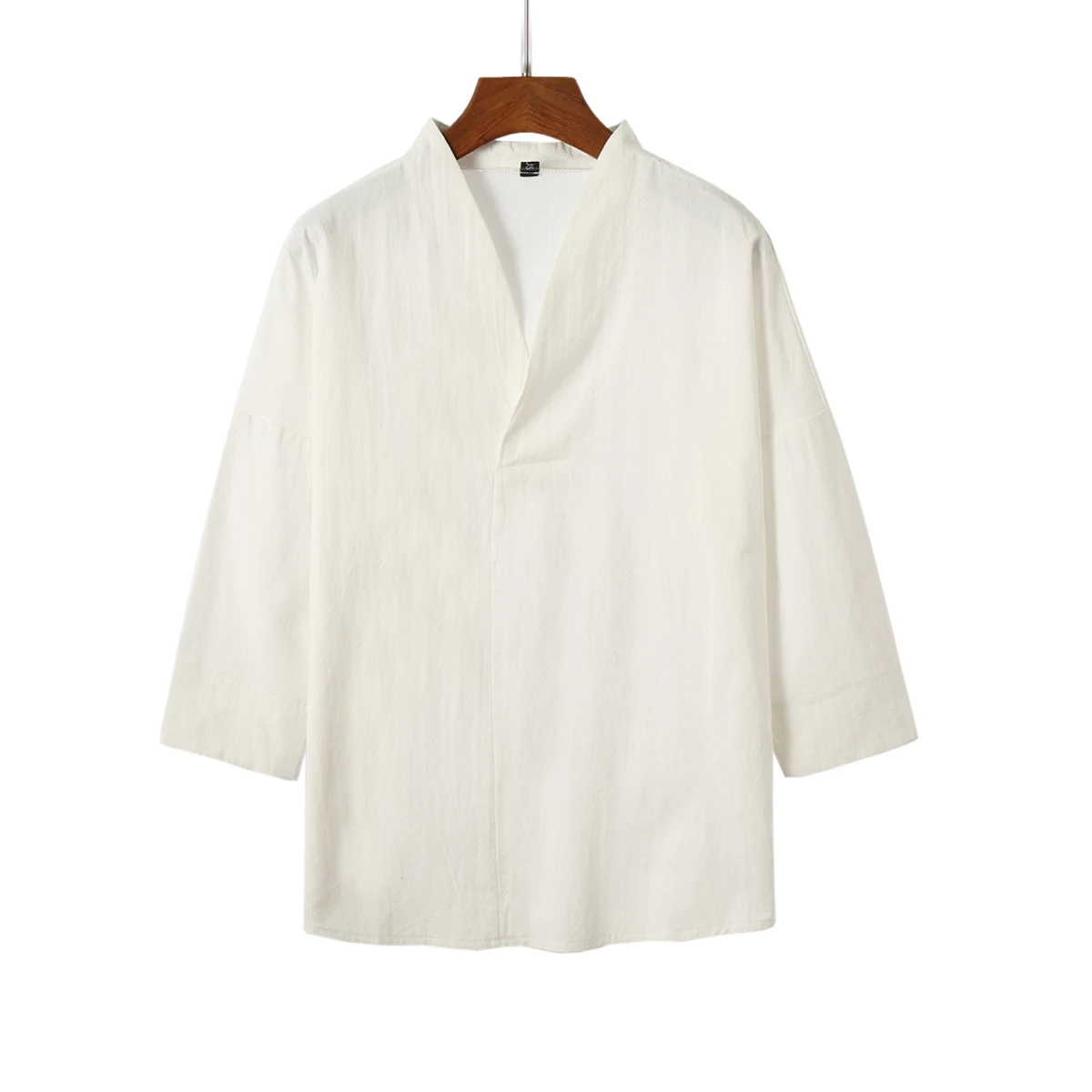 Kimono d'Été à Manches Courtes pour Homme, Vêtement en Coton et Lin Respirant, Style Japonais, Nouveauté