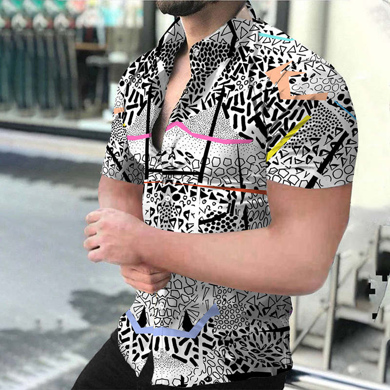 Chemise de luxe hibou impression 3d chemises hommes femmes mode chemisier surdimensionné hommes chemise à revers plage Camisas vêtements pour hommes affaires