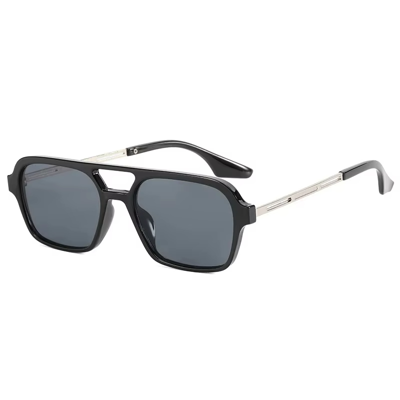 Lunettes De soleil De luxe femme lunettes De soleil hommes marque De mode concepteur petit cadre carré Vintage creux léopard bleu Oculos De Sol