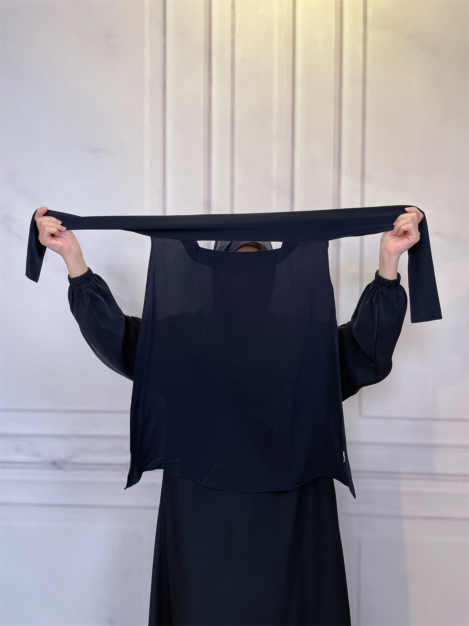 Niqab long en nida respirant, idéal pour l'Aïd et le Ramadan, vente en gros, hijab pour femmes musulmanes, voile de visage saoudien, niqab.