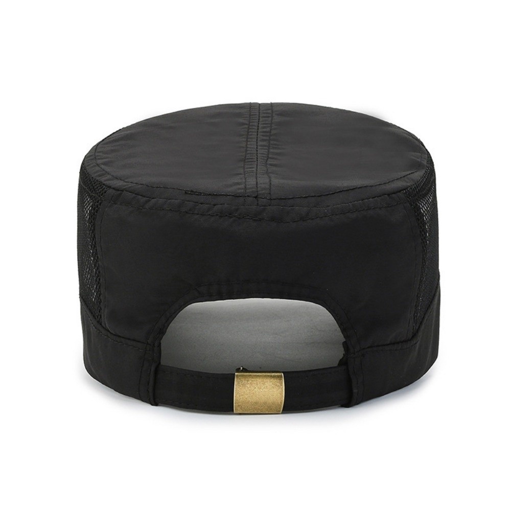 Casquette décontractée en maille à dessus plat, séchage rapide, respirante, protection solaire, légère, réglable, pour sports de plein air