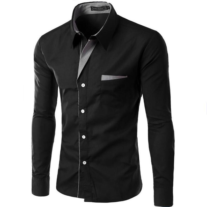 Nouvelle Chemise Homme Tendance 2026 Coupe Slim Manches Longues Design Formel Décontracté Marque Chemise Habillée Taille M-4XL
