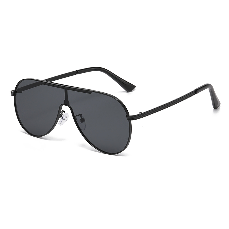 Lunettes de soleil pilote unisexes avec monture ovale pour hommes et femmes, à la mode et uniques, nouvelles nuances tendance 2524