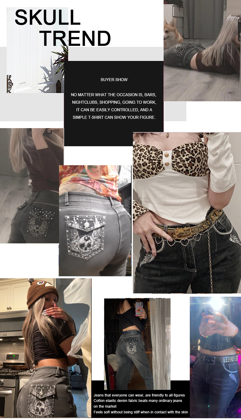 Taille haute femmes jean 2025 mode Sexy pantalon droit grande taille confortable jean Vintage lavable noir Denim pantalon élastique