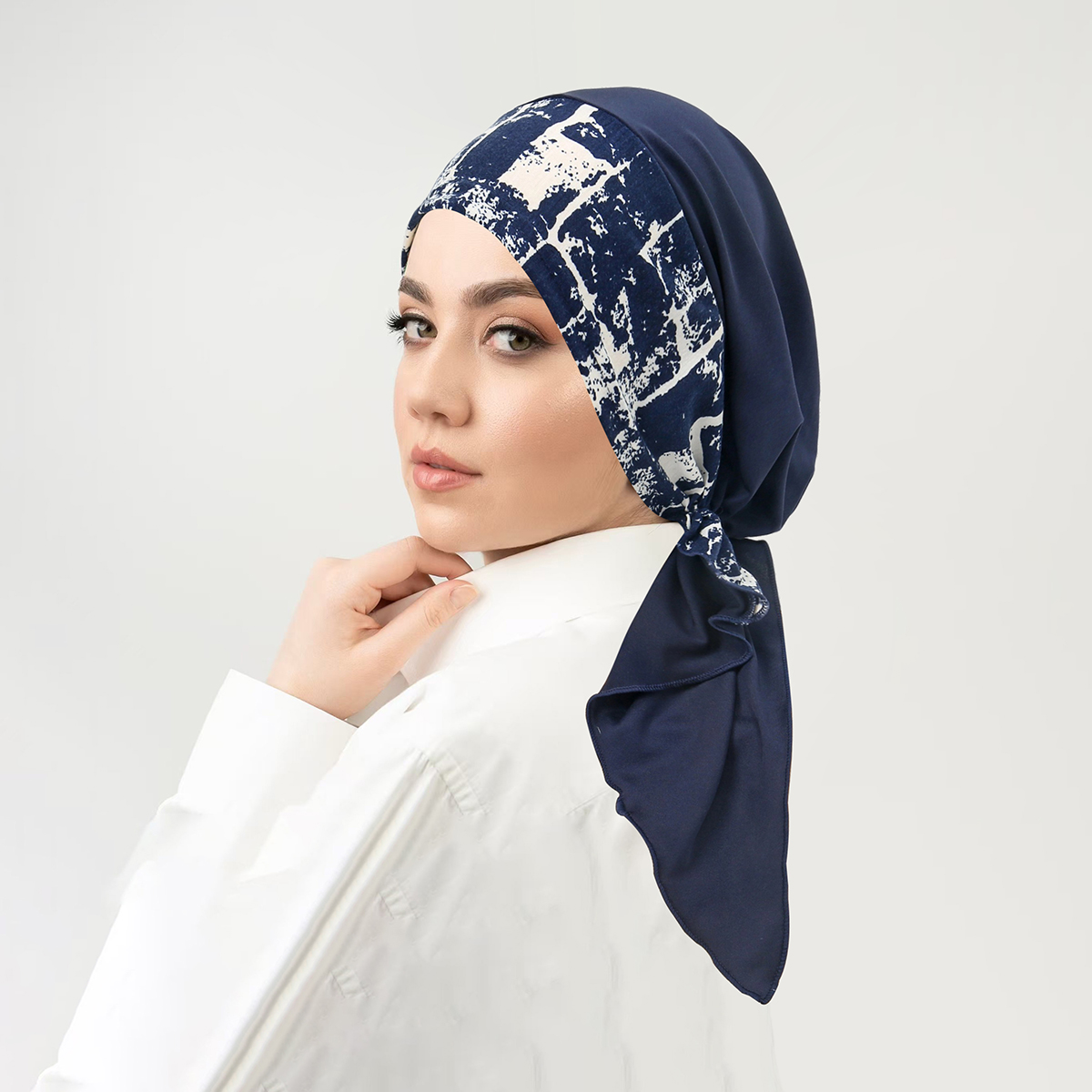 Nouvelle impression musulmane Hijabs femmes doux Strech Turban casquette bandeau Cancer Bandanna casquette chimio perte de cheveux couverture bonnet foulard