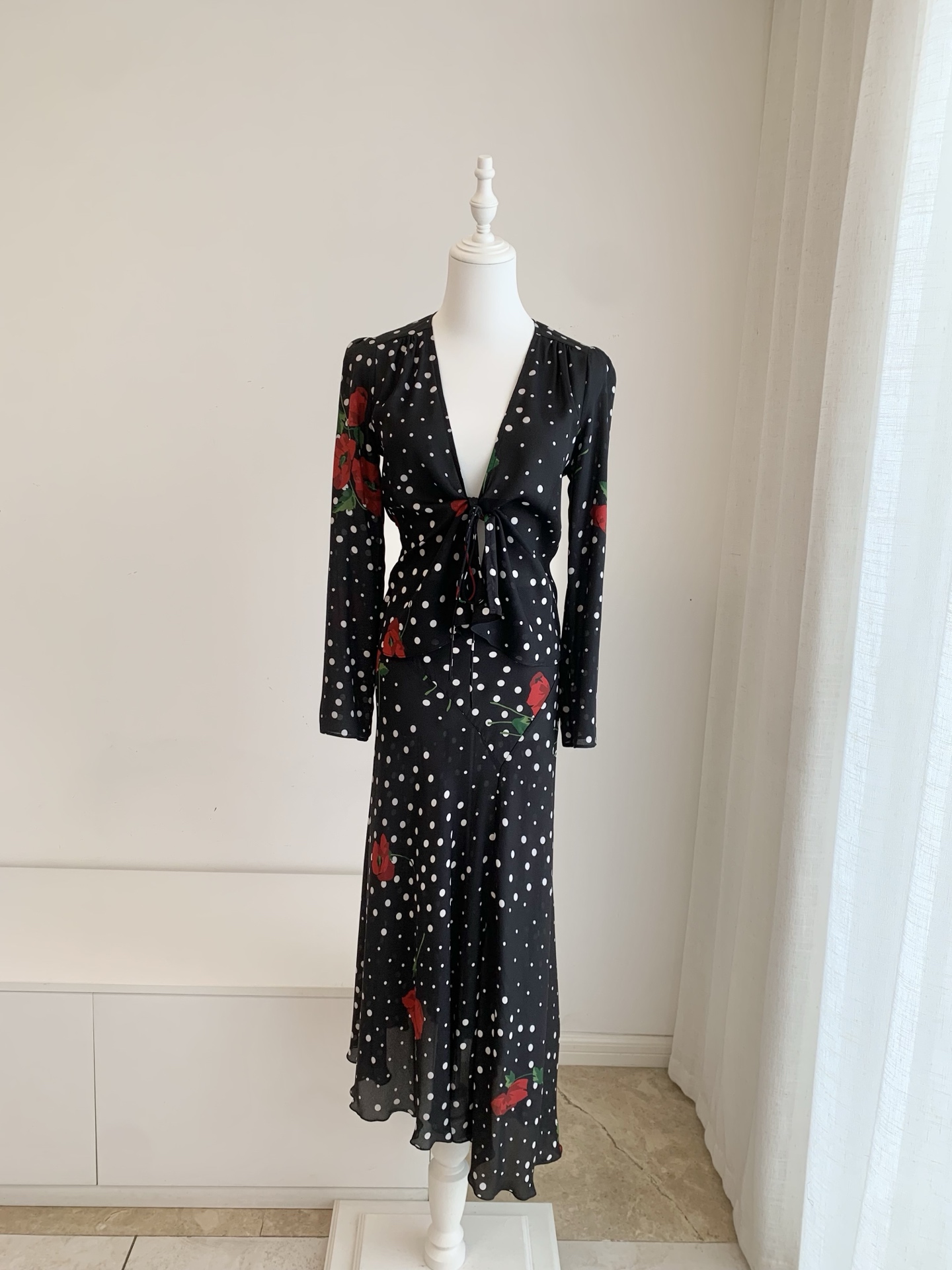 Robe en soie imprimée pour femmes, robe de vacances tendance et sexy