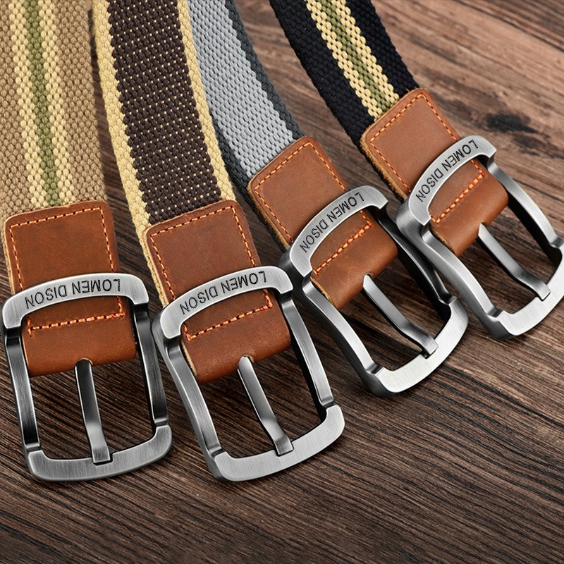 Ceinture en toile ceinture tactique extérieure unisexe ceintures en toile de haute qualité pour jean mâle luxe sangles décontractées Ceintures