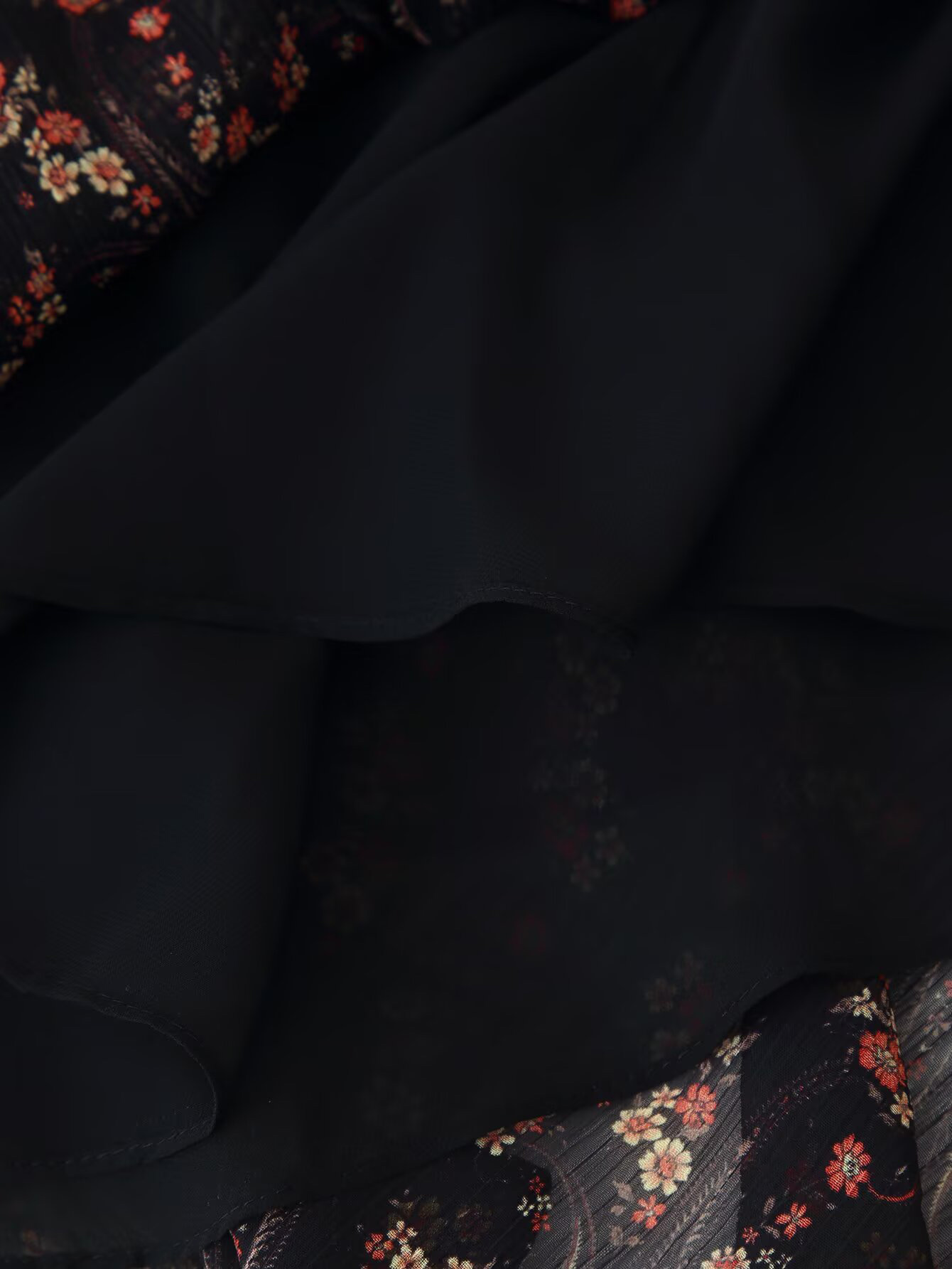 Robe en gaze à bulles imprimée de fleurs pour femmes, style européen et américain, coupe simple et slim, nouvelle collection automne 2025