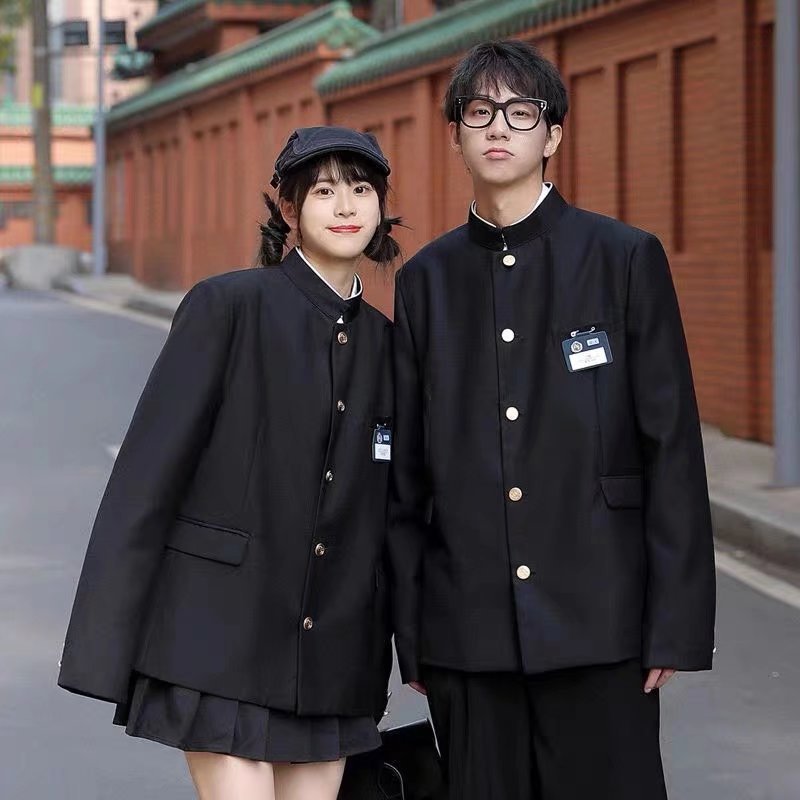 Uniforme SвJaponais Dk pour Homme, Veste Noire, Top, Printemps Été, Nouveau Manteau, Streetwear, Mao
