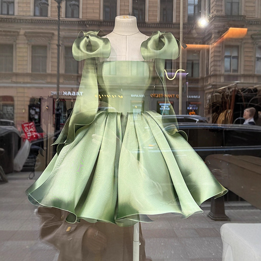 Robe Courte Femme, Robe de Soirée Coupe Trapèze, Style Y2K Streetwear, Élégante, Dos Nu, Sans Manches, Nœud, Taille Cintrée, pour Fête, Soirée, Travail 2026