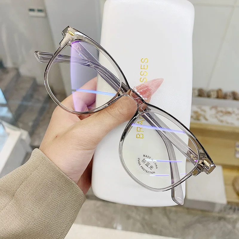 Lunettes de myopie rétro pour femmes et hommes, carrées transparentes, rétro, moins dioptrie, Prescription optique