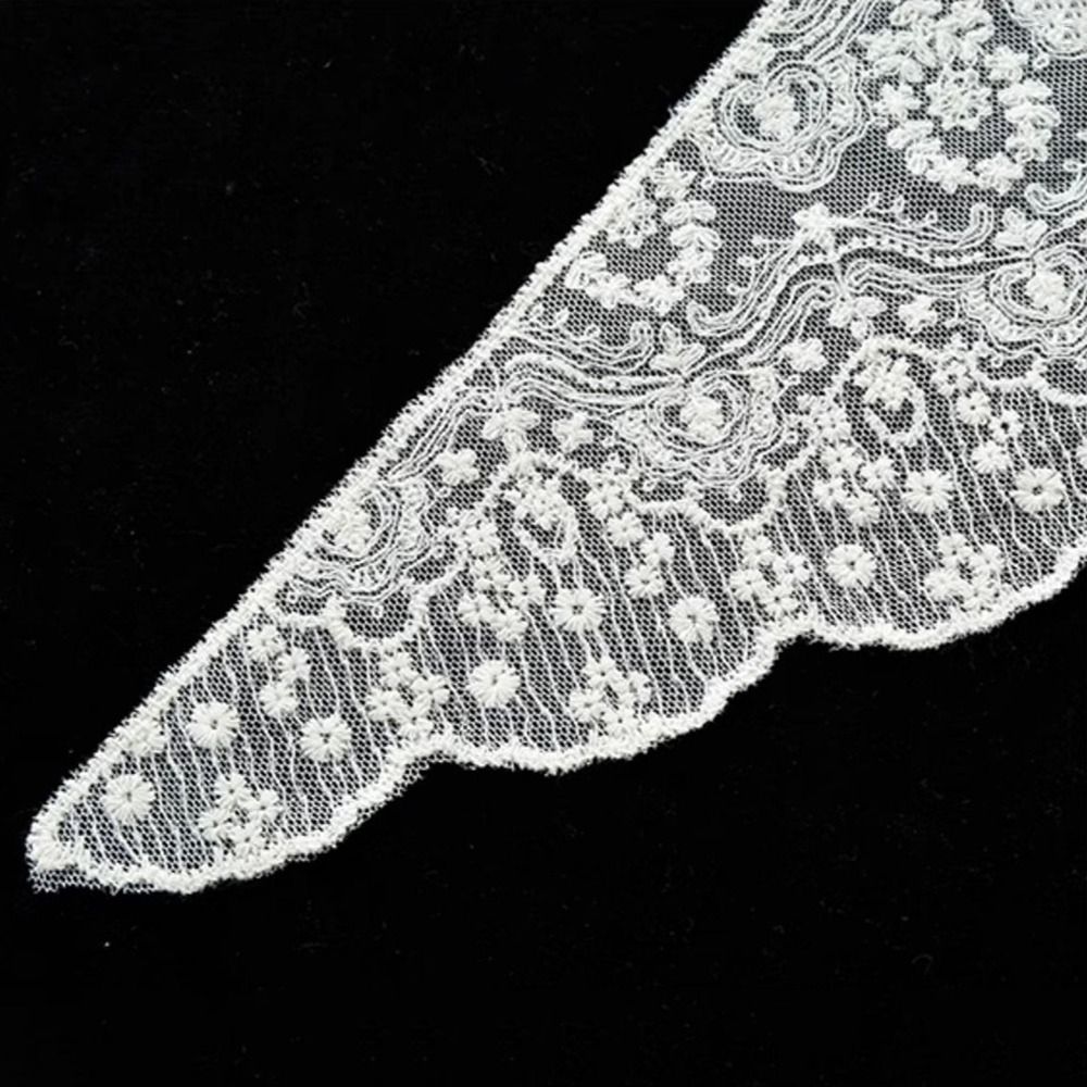 Foulard Cheveux Décontracté Brodé de Fleurs en Dentelle, Style Chic et Fin, Bandanas pour Femmes, Mini Jupe Bohème Mignonne en Dentelle