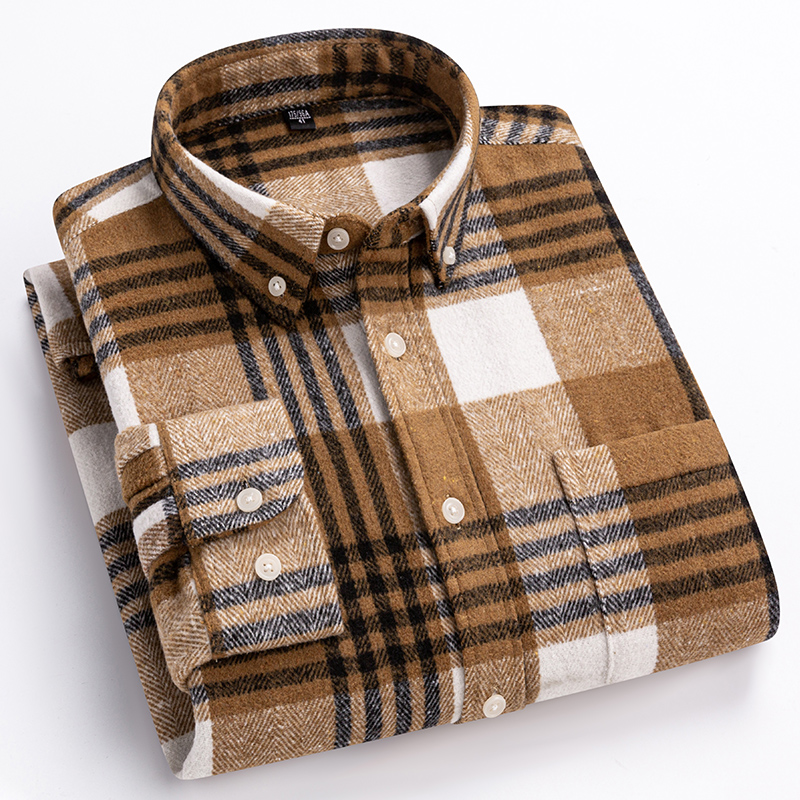 Nouvelle chemise grande taille 7XL 100% coton à manches longues pour hommes, coupe ajustée, chemise décontractée unie, chemise douce Keroan, vêtements à carreaux de créateur
