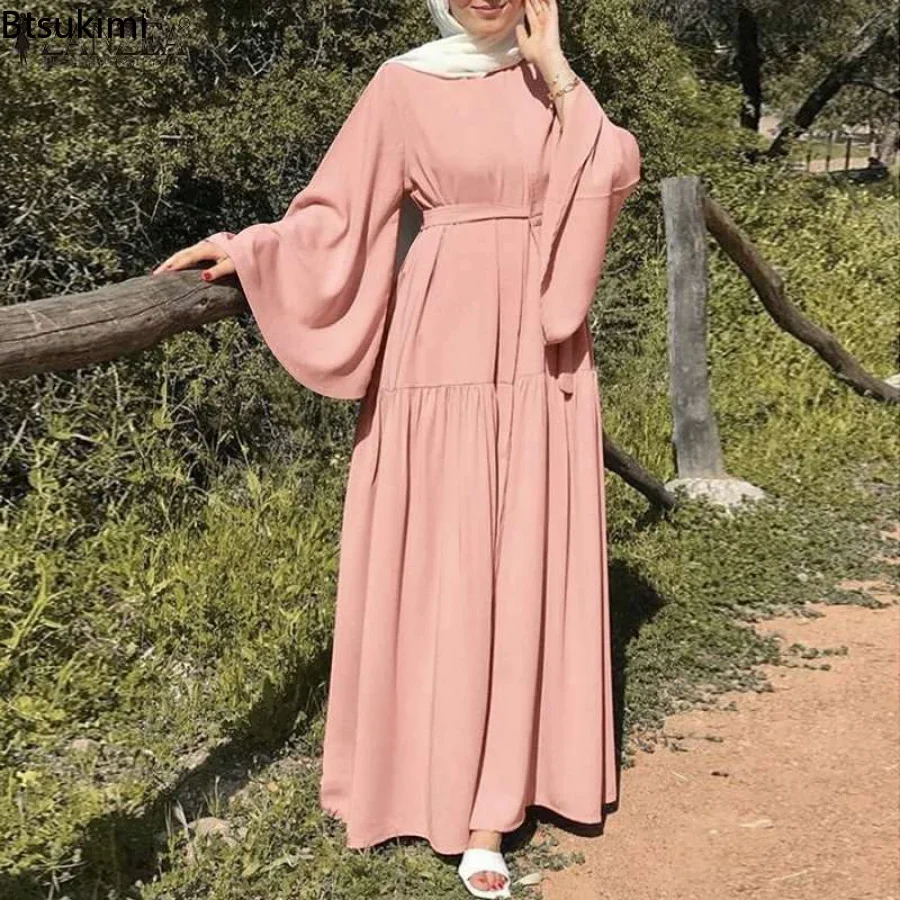 Robe musulmane pour femmes, tiens imar, Hijab, Abaya, Manches évasées, Vêtements islamiques, Abayas pour femmes, Dubaï, Kaftan, Turc, Modestie, Jilbab